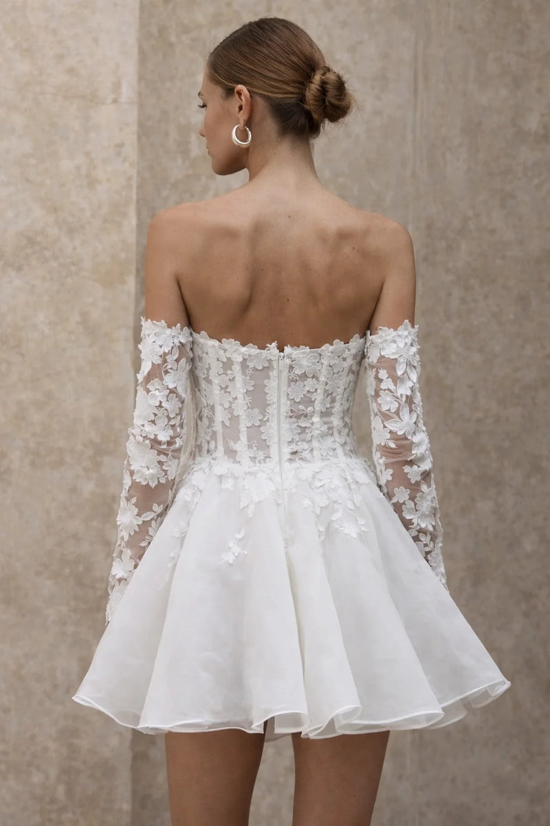 Robe bustier mariage civil