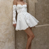 Robe bustier mariage civil