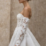 Robe bustier mariage civil