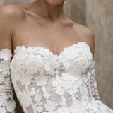 Robe bustier mariage civil
