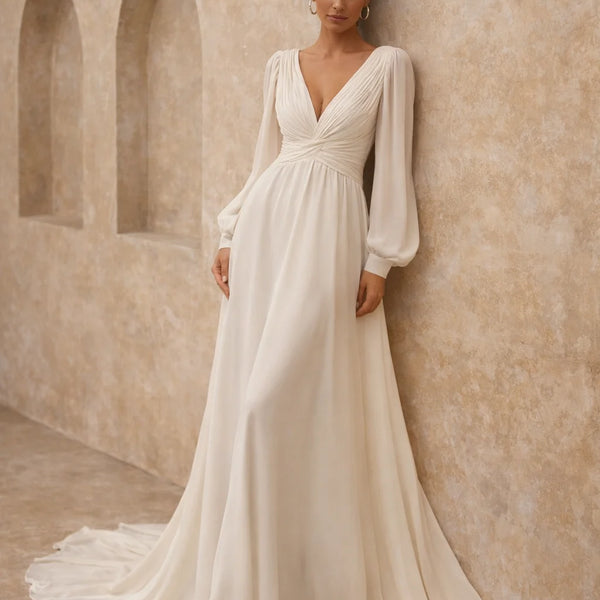 Robe ivoire mariage civil