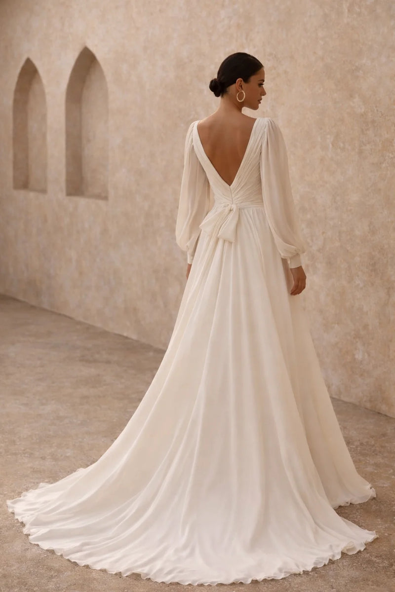 Robe ivoire mariage civil