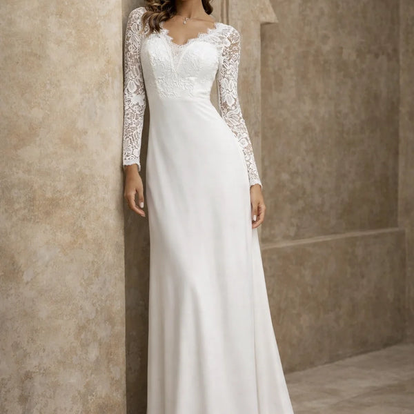 Robe mariage civil champêtre