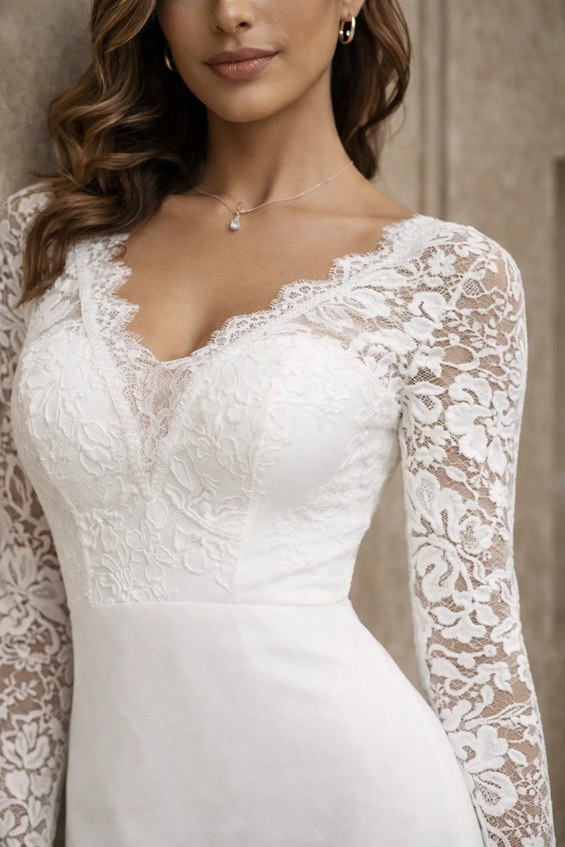 Robe mariage civil champêtre
