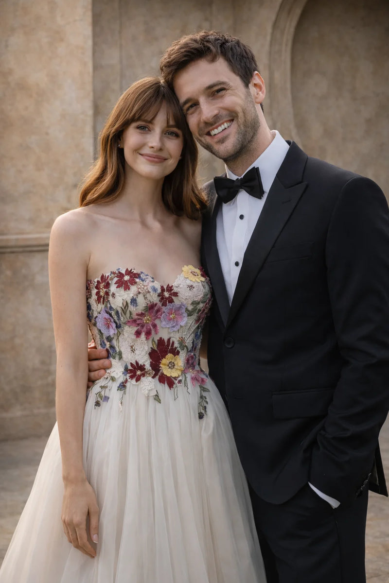Robe mariage civil couleur