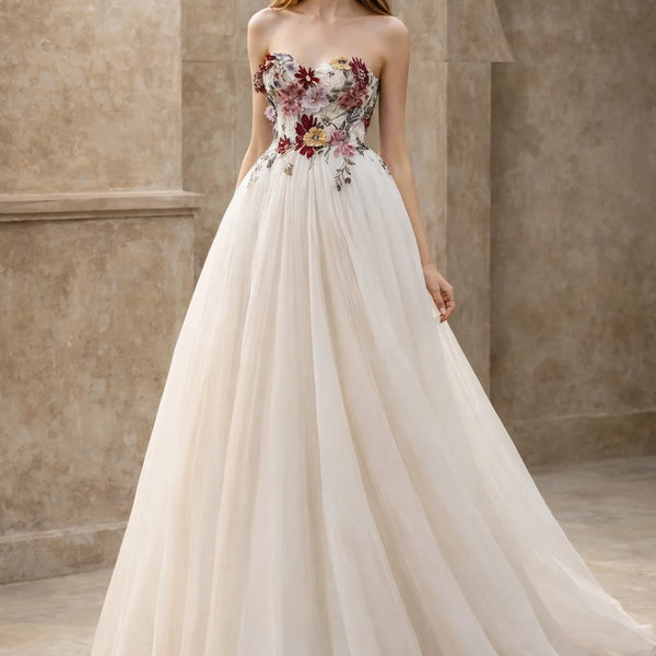 Robe mariage civil couleur