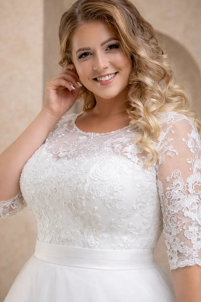 Robe mariage civil grande taille