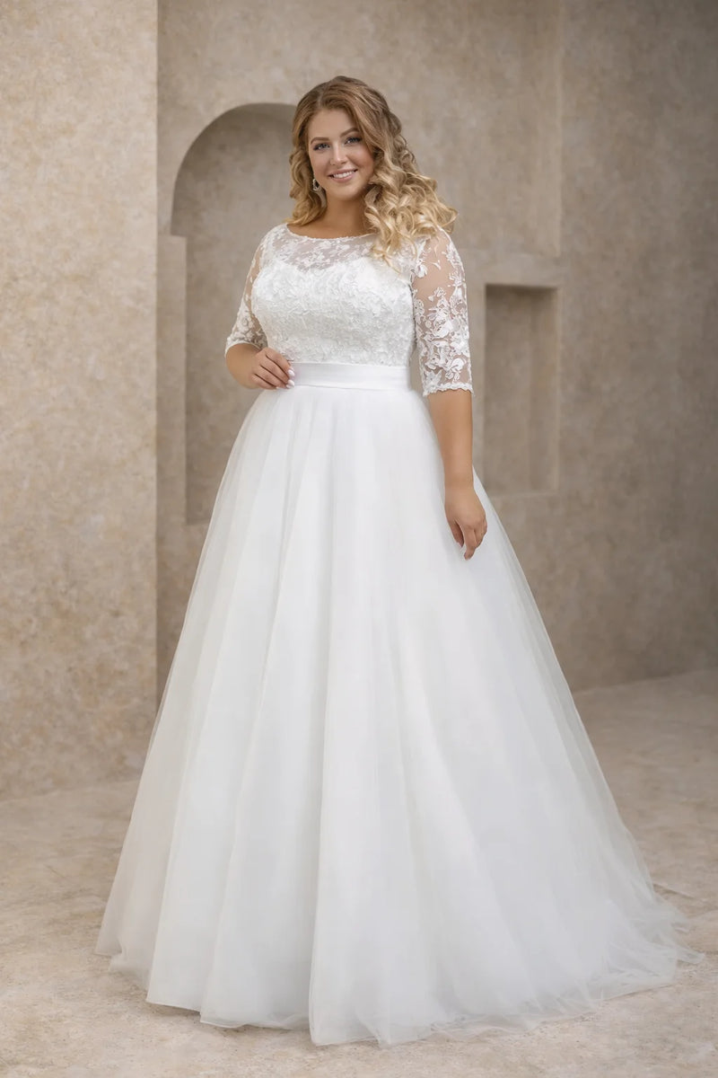 Robe mariage civil grande taille