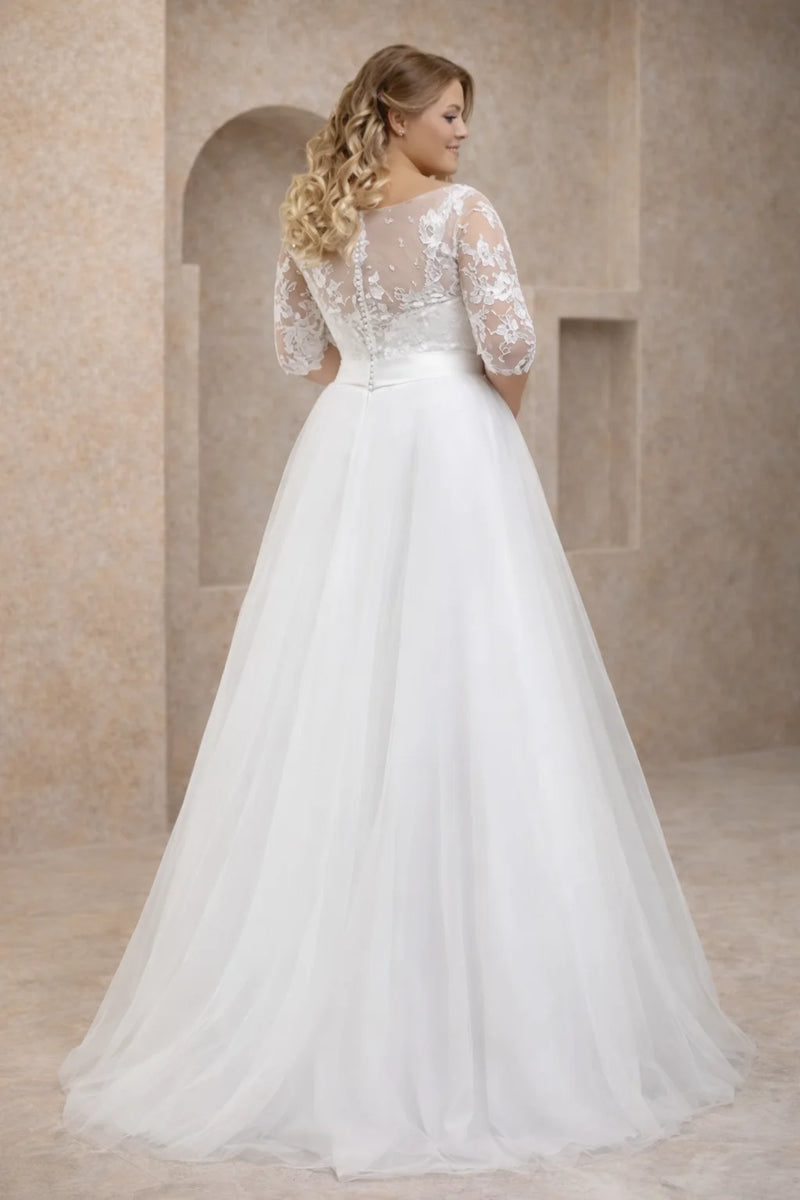 Robe mariage civil grande taille