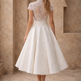 Robe mariage civil mi longue