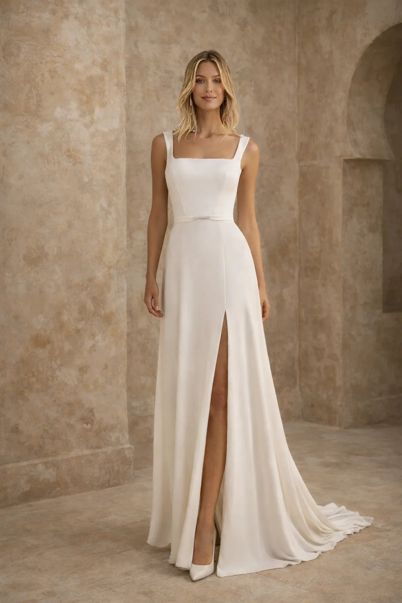 Robe mariage civil moderne