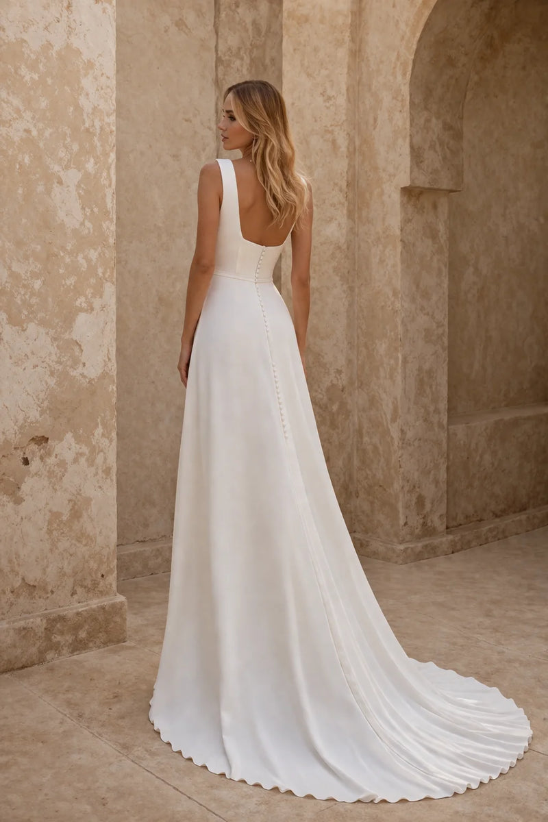 Robe mariage civil moderne
