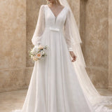 Robe mariage civil romantique
