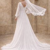 Robe mariage civil romantique