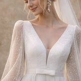 Robe mariage civil romantique