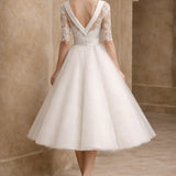 Robe midi mariage civil