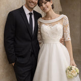 Robe midi mariage civil