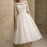 Robe midi mariage civil
