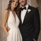 Robe pantalon mariage civil classe