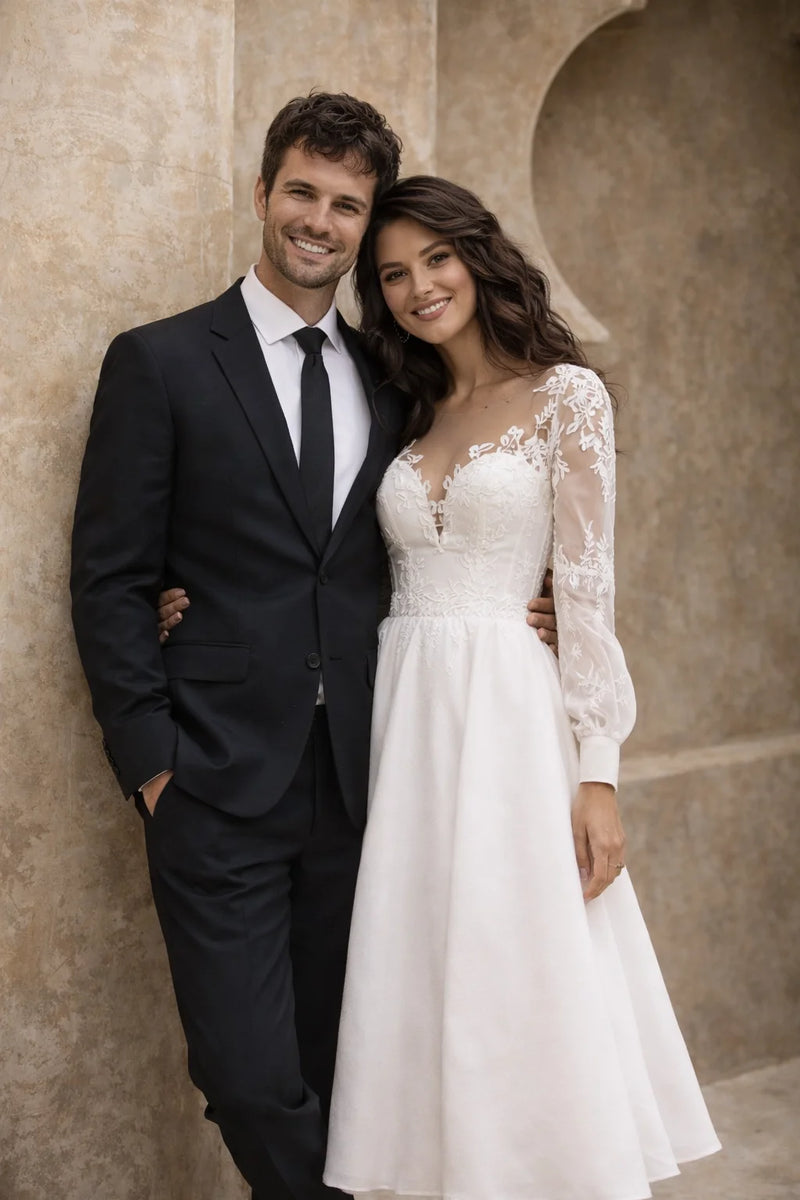 Robe pour mariage civil hiver