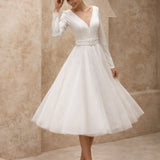 Robe vintage mariage civil invite